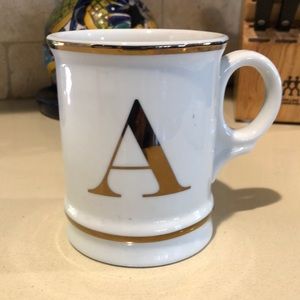 "A" Williams Sonoma Mug.